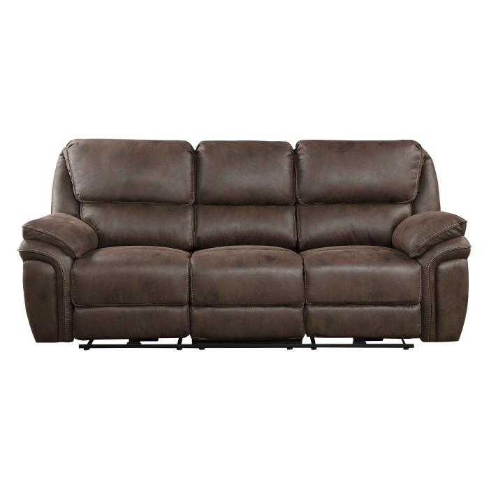 8517BRW-3PW - Power Double Reclining Sofa