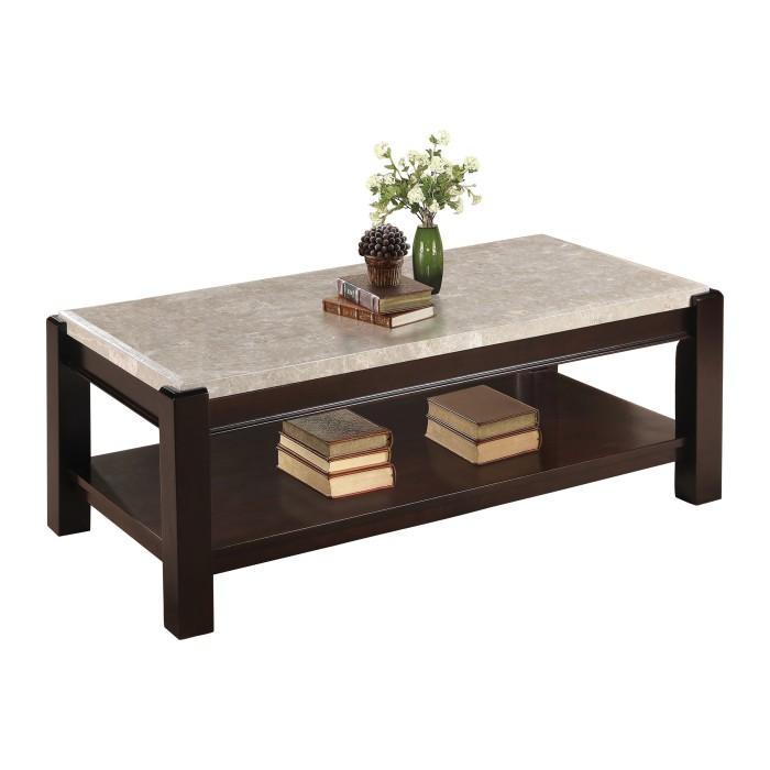 5466-30 - Cocktail Table, Marble Top