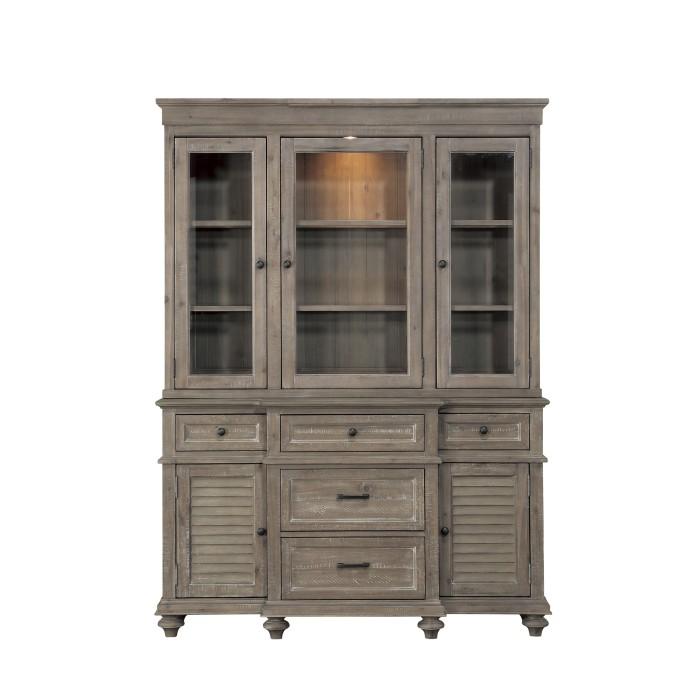 Cardano Buffet & Hutch in Light Brown 1689BR-50