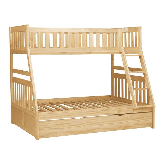 B2043TF-1R - (4) Twin/Full Bunk Bed with Twin Trundle