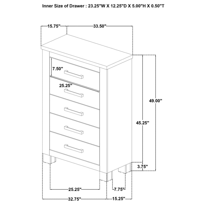 Oakglen Chest of Drawers