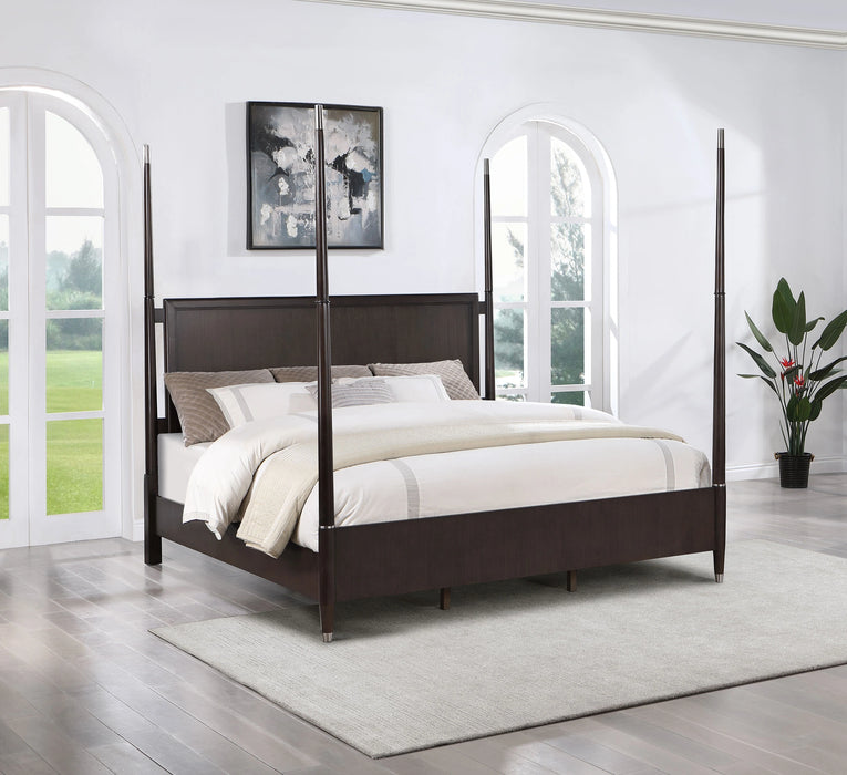 Emberlyn Four-Poster Panel Bed