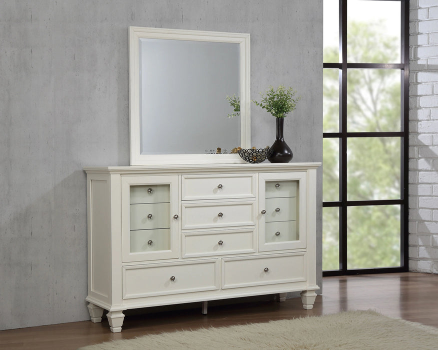 Sandy Beach Dresser with Mirror
