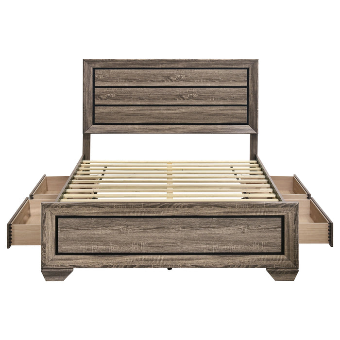 Kauffman Panel Platform Storage Bed