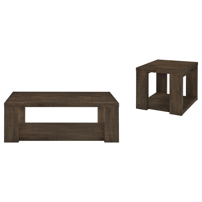 Pavone Open-Shelf Coffee and End Table Set