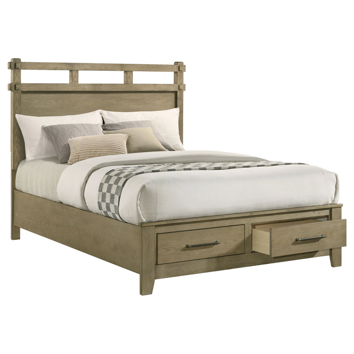 Hazlewood Panel Platform Storage Bed
