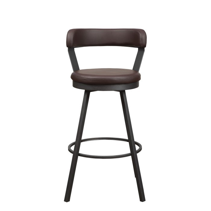 5566-29BR - Swivel Pub Height Chair, Brown