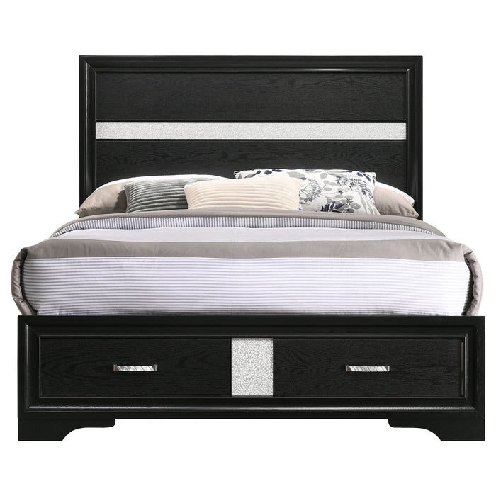 Miranda Panel Platform Storage Bed