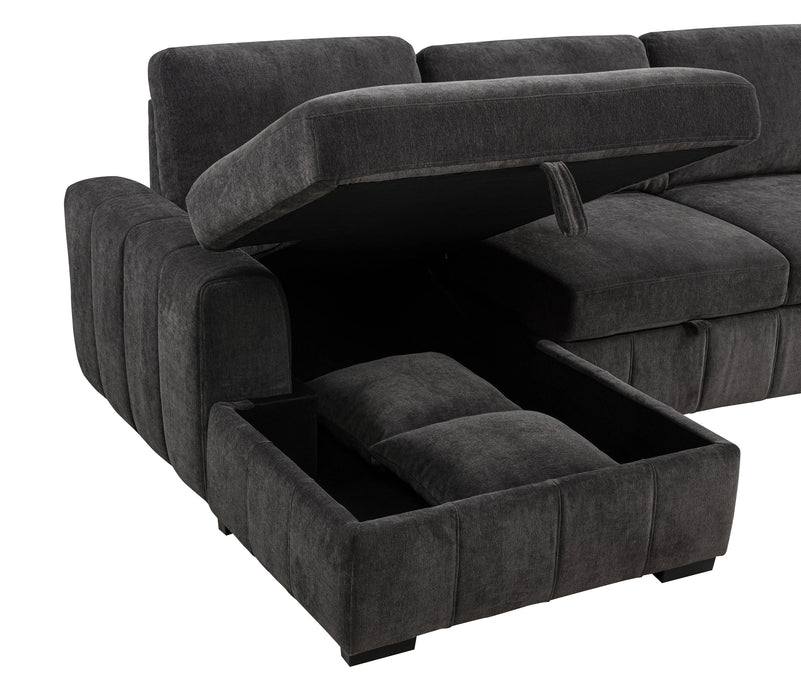 Pastrana Pull-Out Sleeper Sectional Sofa