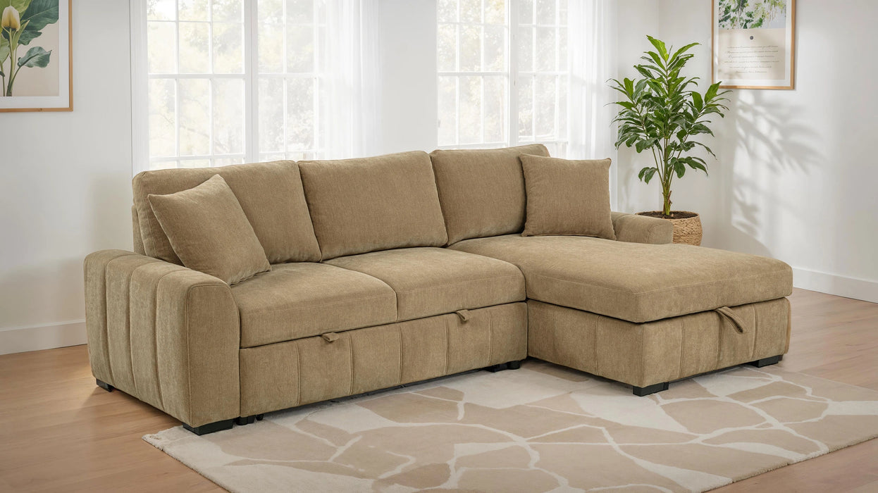 Pastrana Pull-Out Sleeper Sectional Sofa