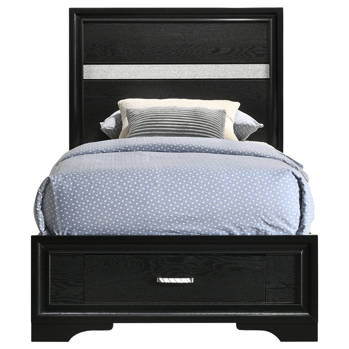 Miranda Panel Platform Storage Bed