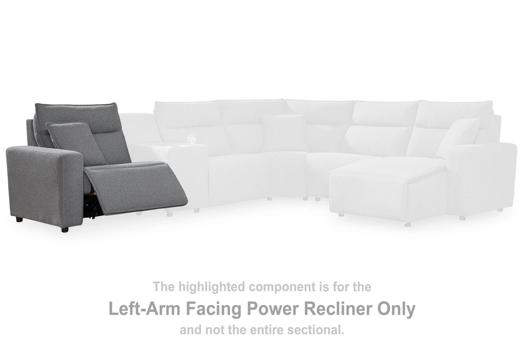 Modmax II Power Reclining Sectional with Chaise and Audio Console