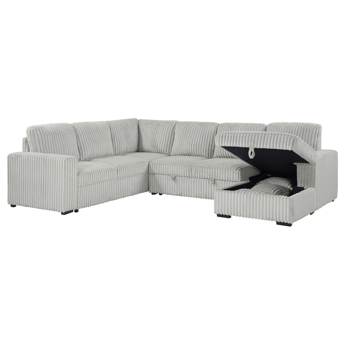 Devonshire Pull-Out Sleeper Sectional Sofa
