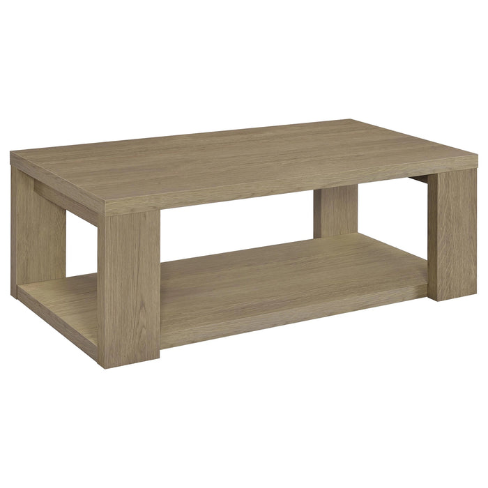 Pavone Open-Shelf Coffee and End Table Set