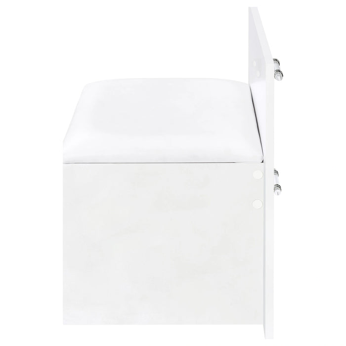 Flora Makeup Vanity Table with LED Mirror and Stool Set