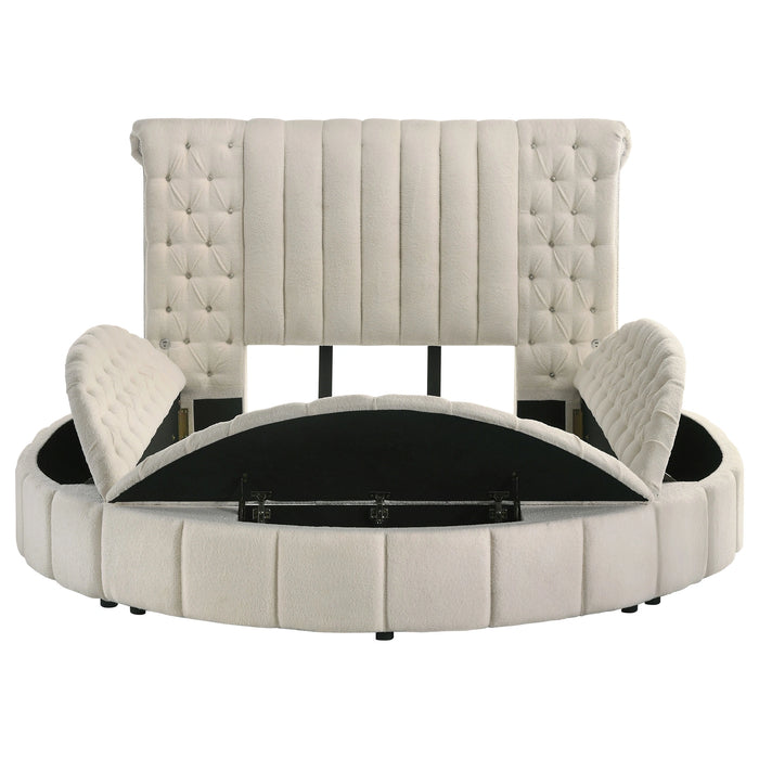Sonya Panel Floor Storage Bed