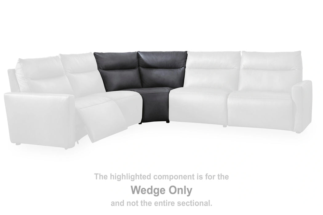 ModZ Power Reclining Sectional with Audio Consoles