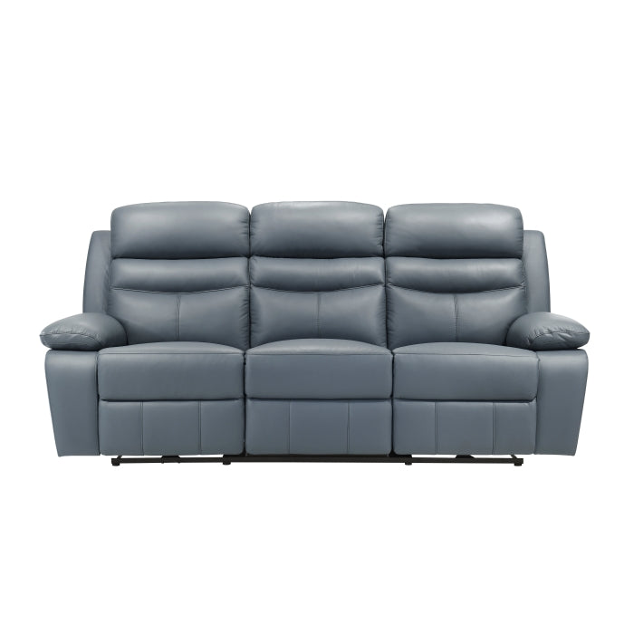 9628BUE-3PW - Power Double Reclining Sofa