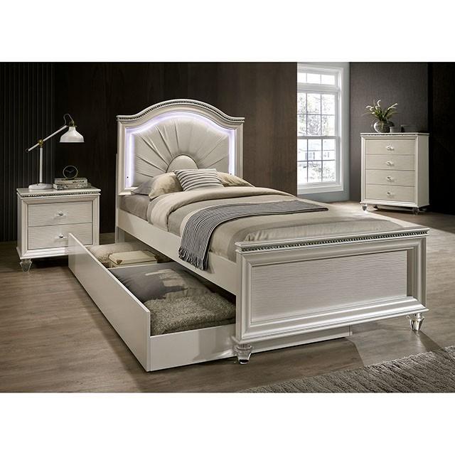 Allie Bed Beige & Pink
