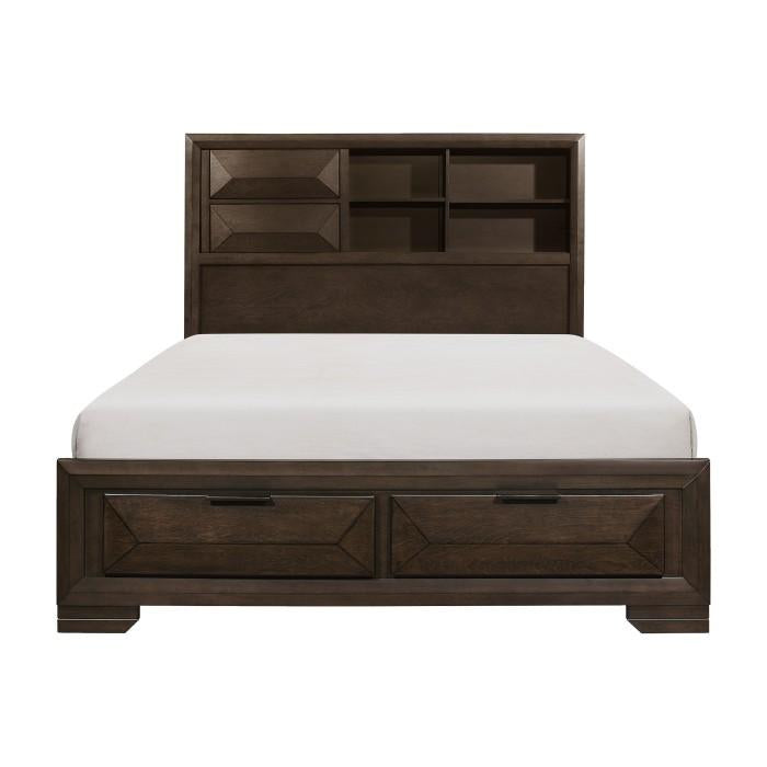 Chesky (3)California King Platform Bed with Footboard Storage