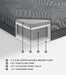 Taurus-11" Copper-Infused Memory Foam Hybrid Mattress Display Cube image