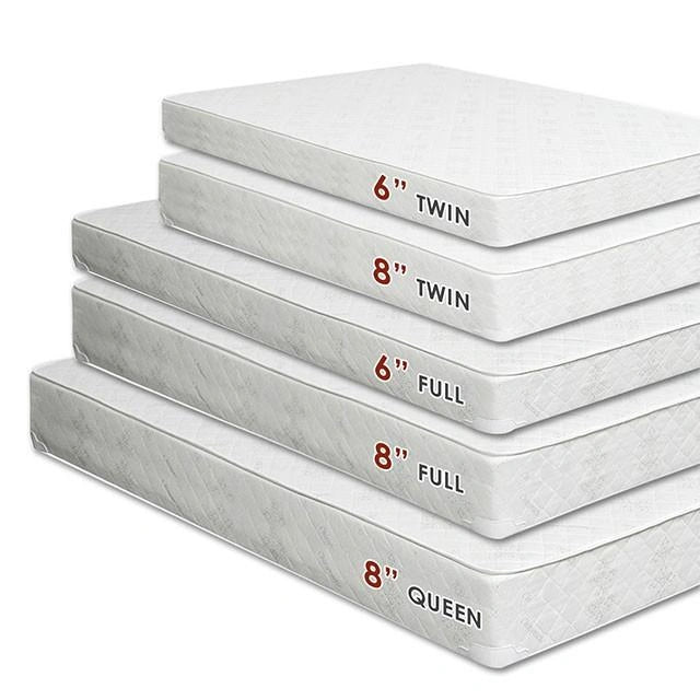 Daisy White 6" Bunkie Board Combo Mattress
