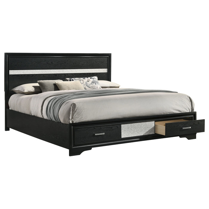 Miranda Panel Platform Storage Bed