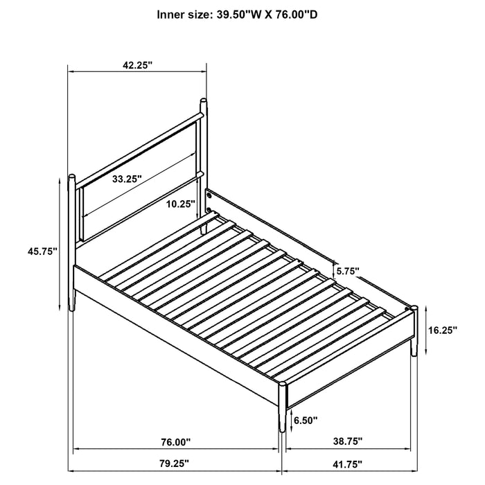 Mason Panel Platform Bed