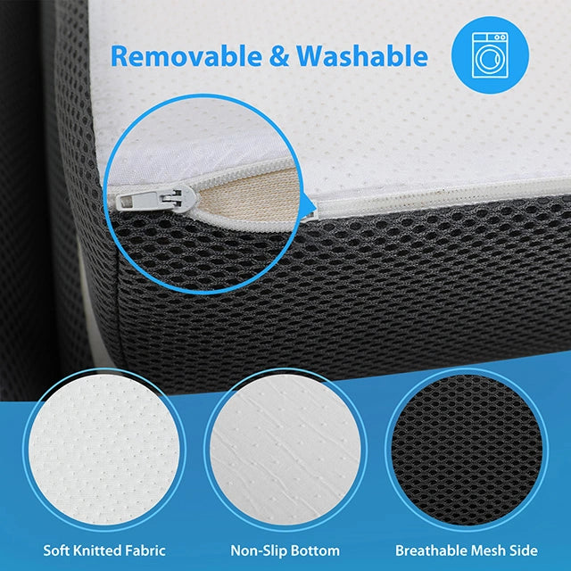 Hollyhock 4" Tri-Fold Memory Foam Topper