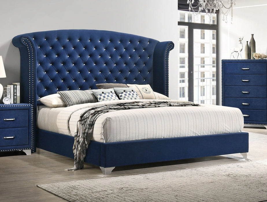 Melody Wingback Bed