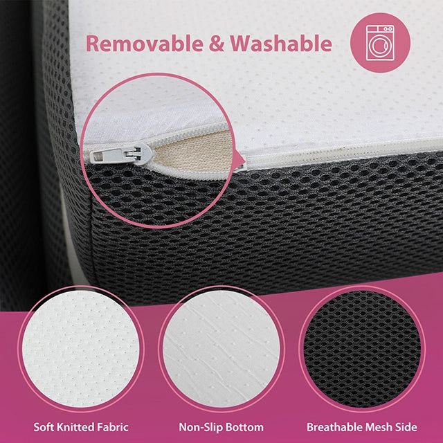 Hollyhock 4" Tri-Fold Memory Foam Topper