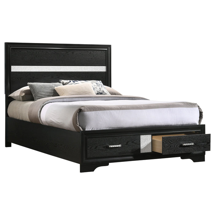 Miranda Panel Platform Storage Bed