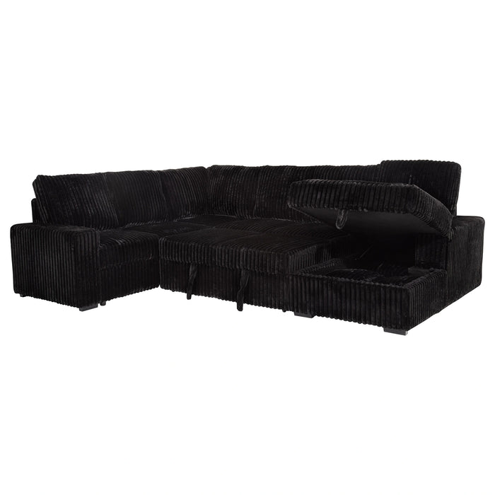 Devonshire Pull-Out Sleeper Sectional Sofa