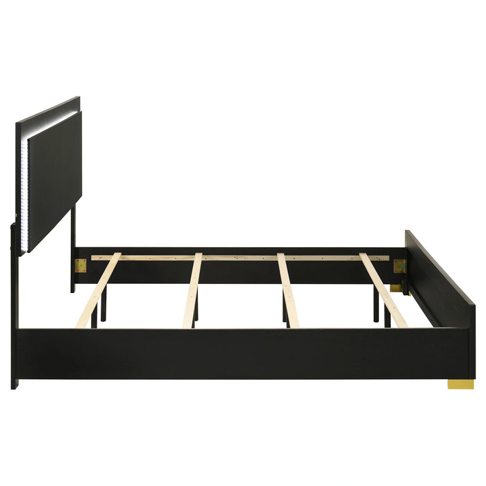 Marceline Panel Bed with LED Lighting