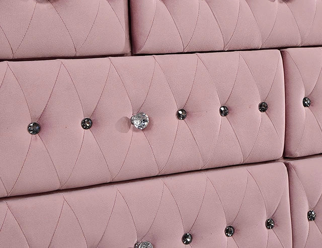 Zohar Bed Black & Pink