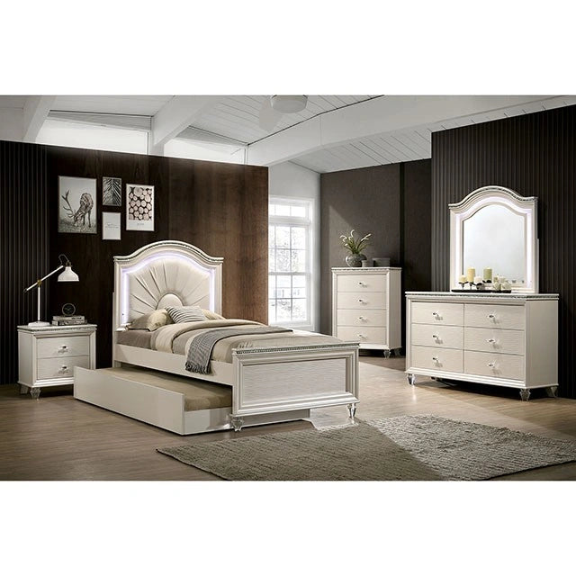 ALLIE Twin & Full Rose Gold Bed
