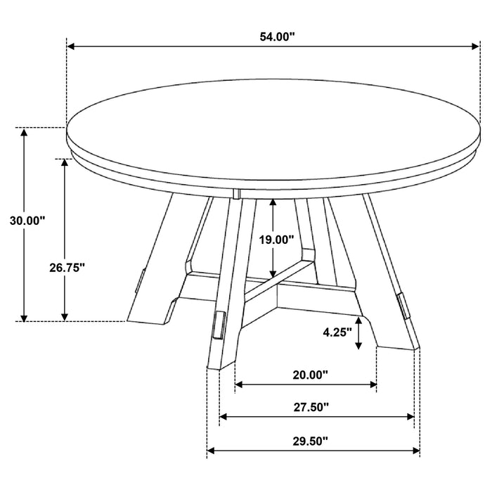 Danvers Dining Set (Table and 4 Chair)