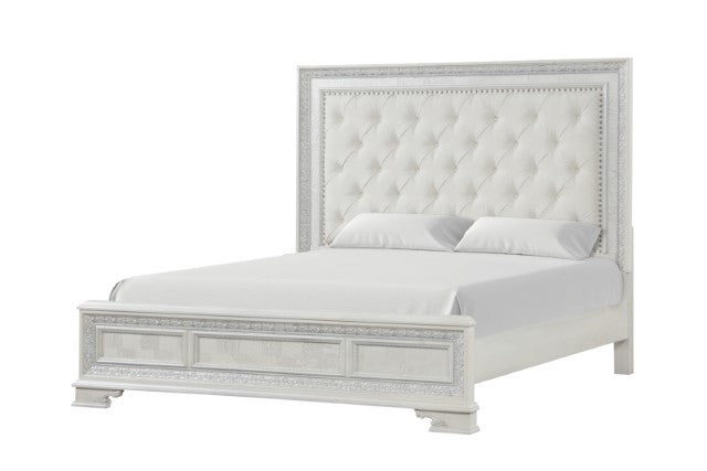 Stella Mia 4 & 5 Piece Queen Bedroom Set White