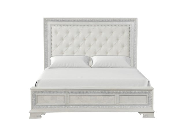 Stella Mia 4 & 5 Piece Queen Bedroom Set White