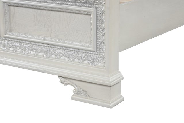 Stella Mia 4 & 5 Piece Queen Bedroom Set White