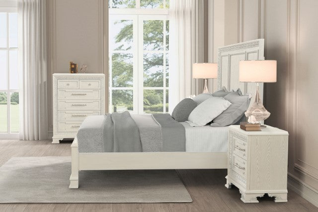 Stella Mia 4 & 5 Piece Queen Bedroom Set White