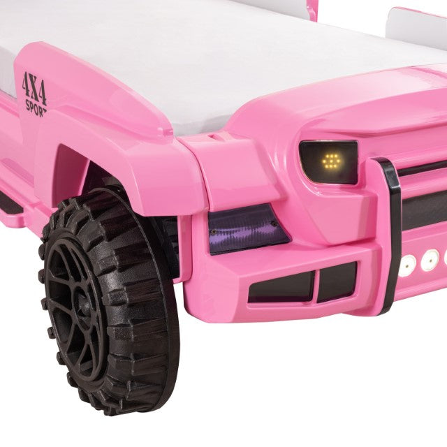 Randlar Bed Pink, Green, & Black